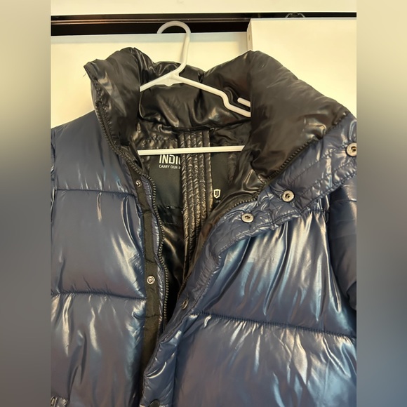 INDICODE Webster Puffer Jacket, Navy - Picture 5 of 10